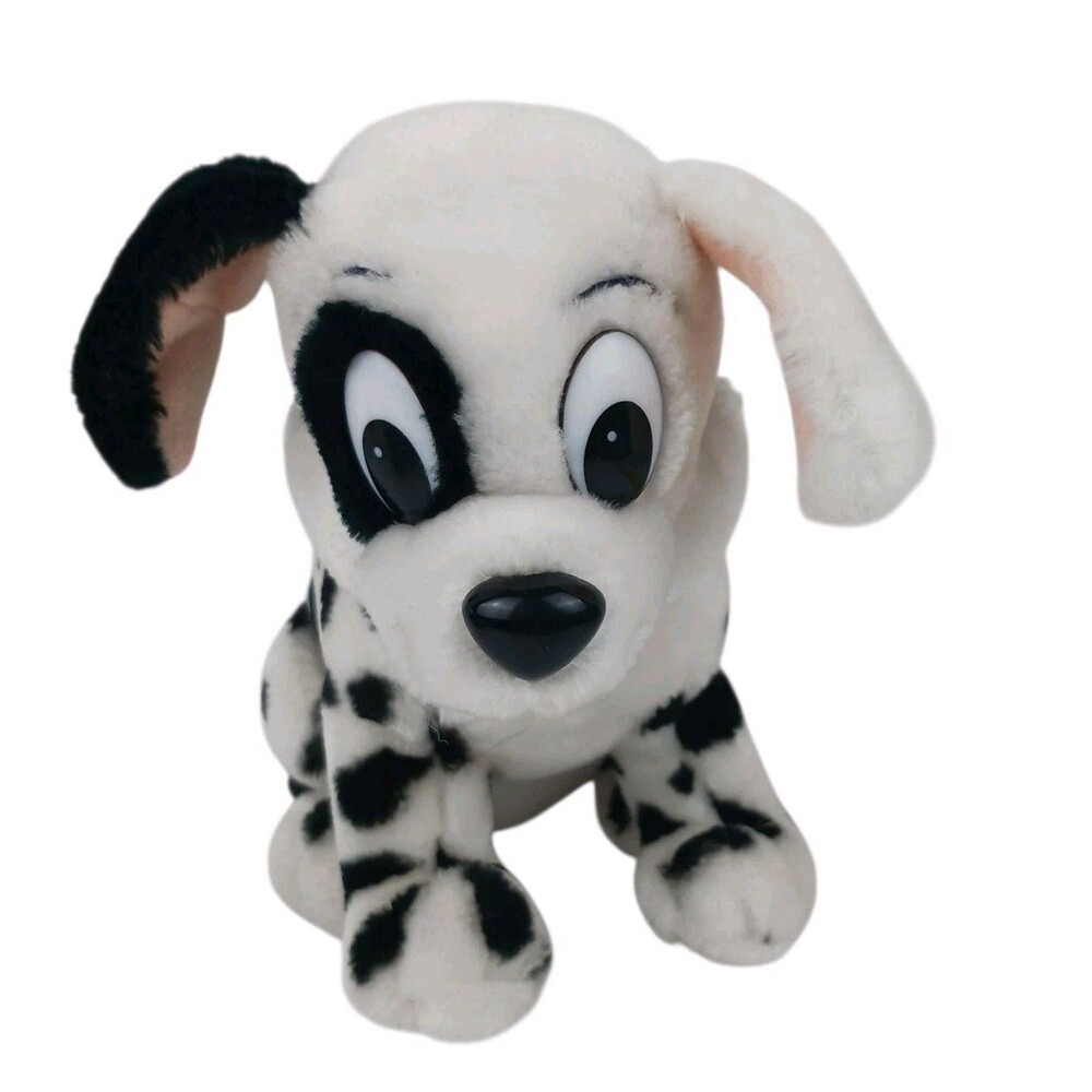 101 Dalmatians 1991 Vtg Stuffed Patch Applause Stuffed Animal With Red Collar